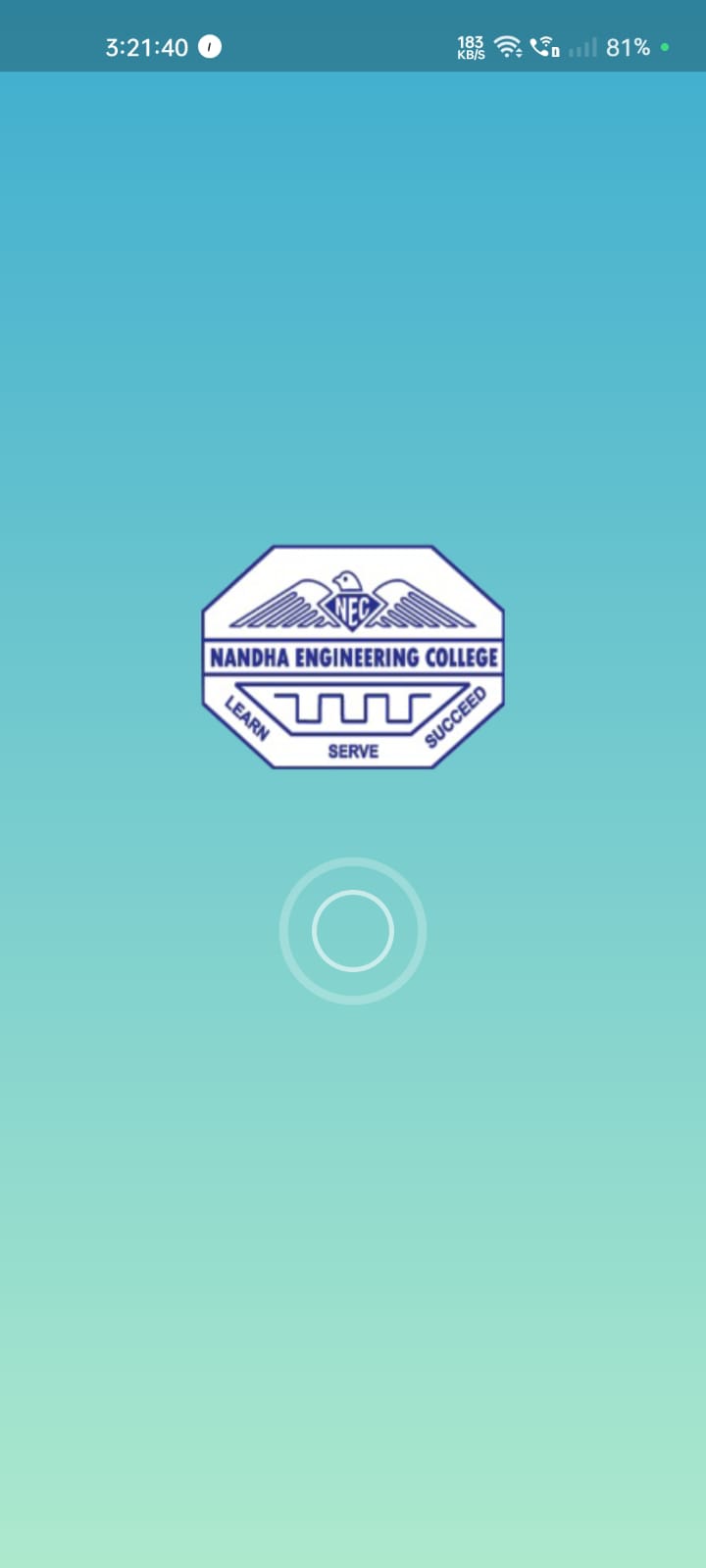 Simulation Welcome Screen of SMART TRAVELLERS APP